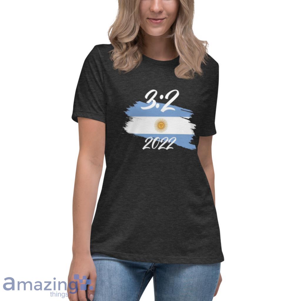 World Cup 2022 Argentina T Shirt image World Cup 2022 Argentina T-Shirt - Womens Relaxed Short Sleeve Jersey Tee-1