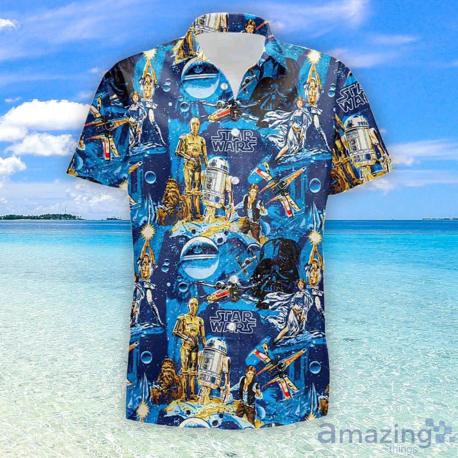 X-Wing Starfighter Hawaii Summer Hawaiian Shirt Product Photo 1