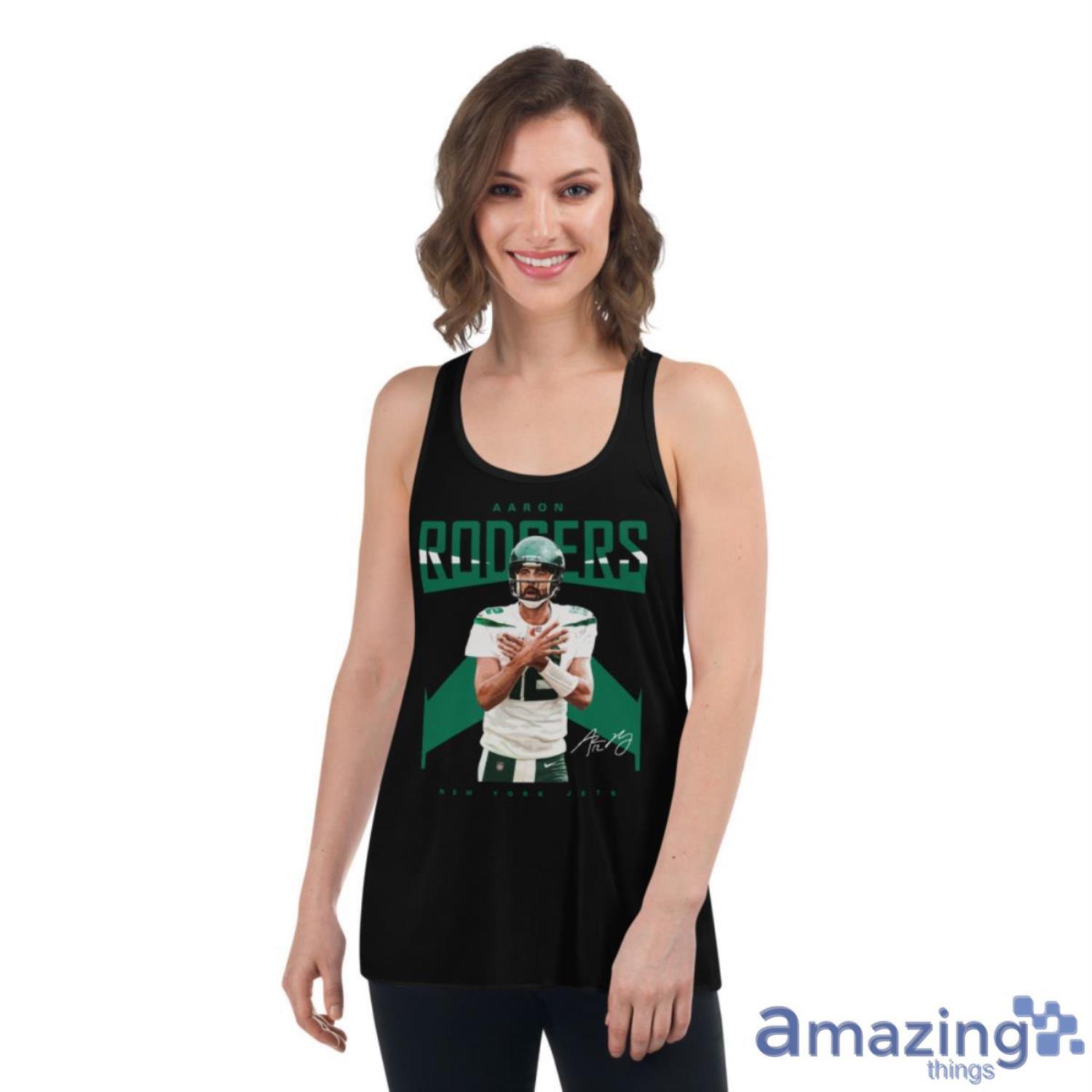 Aaron Rodgers New York Jets Homage Blitz Graphic T-shirt - Shibtee