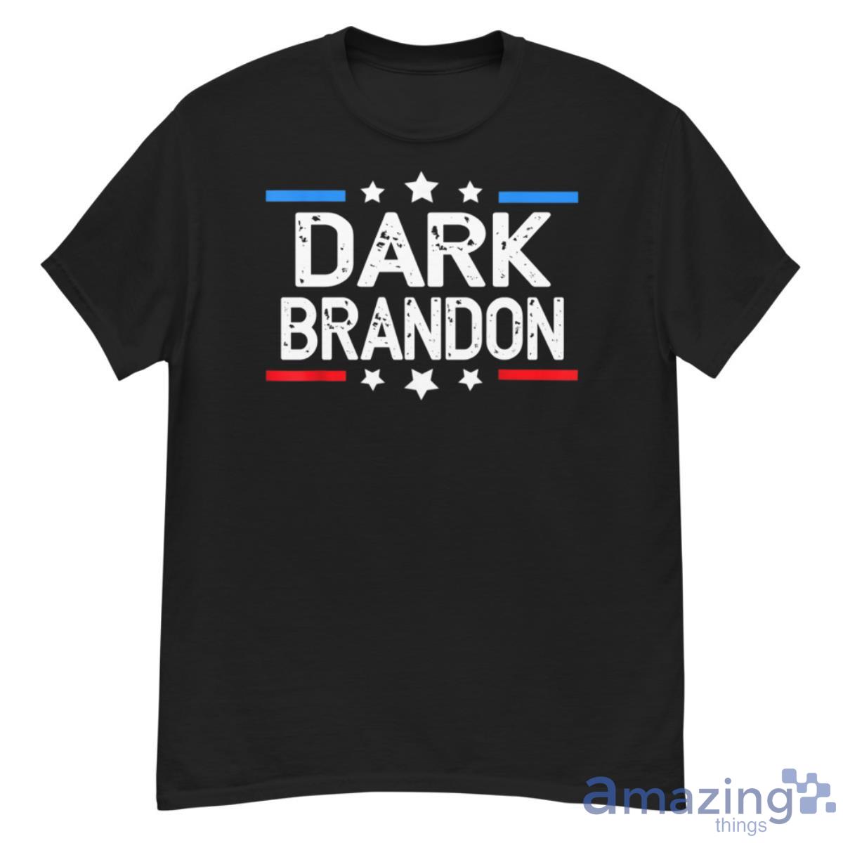 Dark Brandon Funny Meme Saving America Pro Biden USA Flag Shirt - G500 Men’s Classic T-Shirt