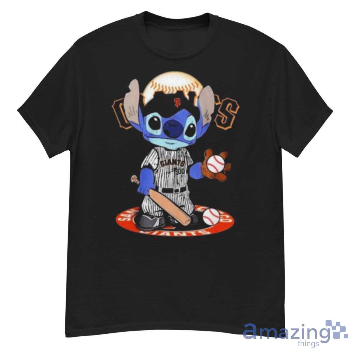 Baby Stitch San Francisco Giants Baseball Logo 2023 Shirt Hoodie Sweatshirt - G500 Men’s Classic T-Shirt
