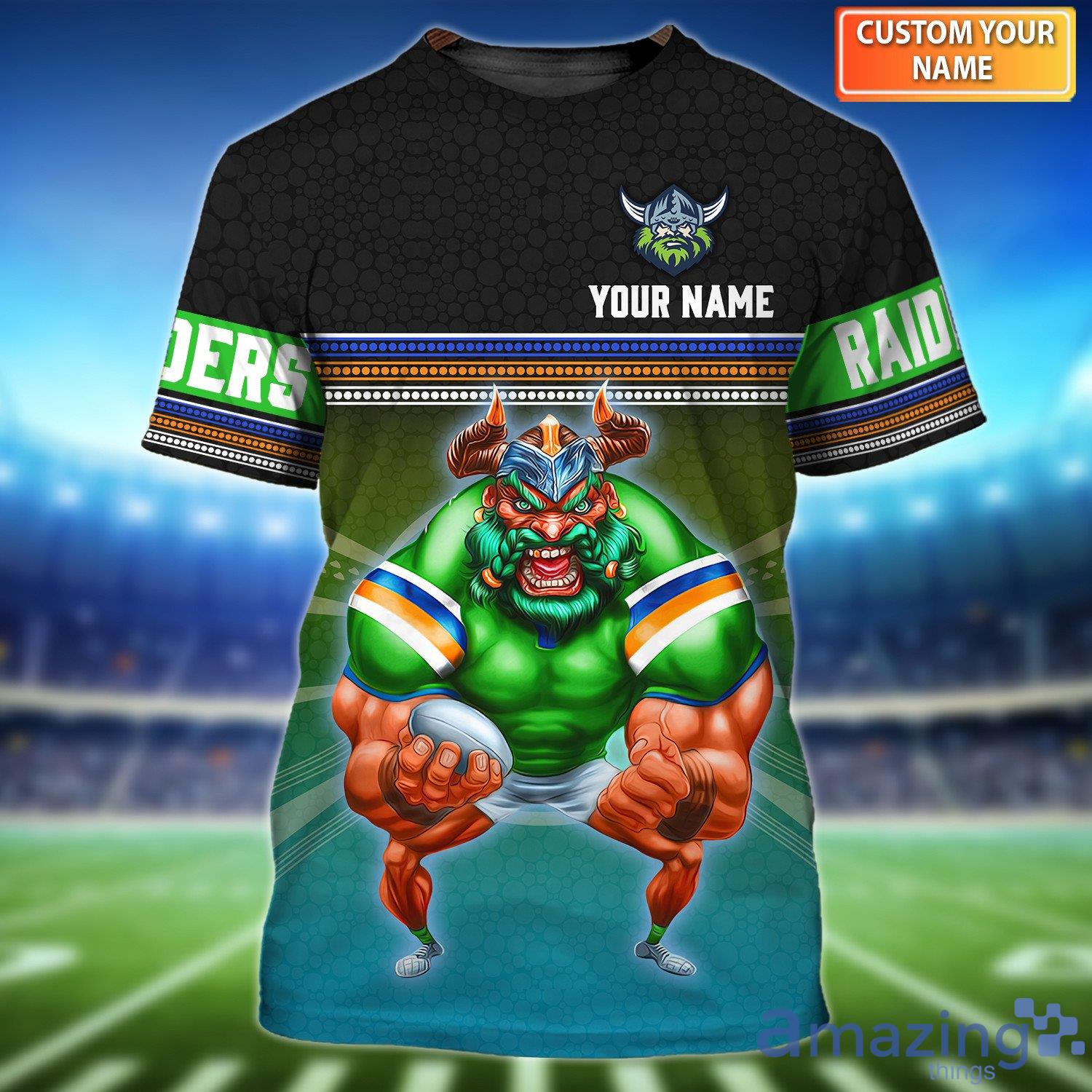 Canberra Raiders The Green Machine NRL Personalized Name 3D Tshirt Product Photo 1 Canberra Raiders The Green Machine NRL Personalized Name 3D Tshirt Product Photo 1