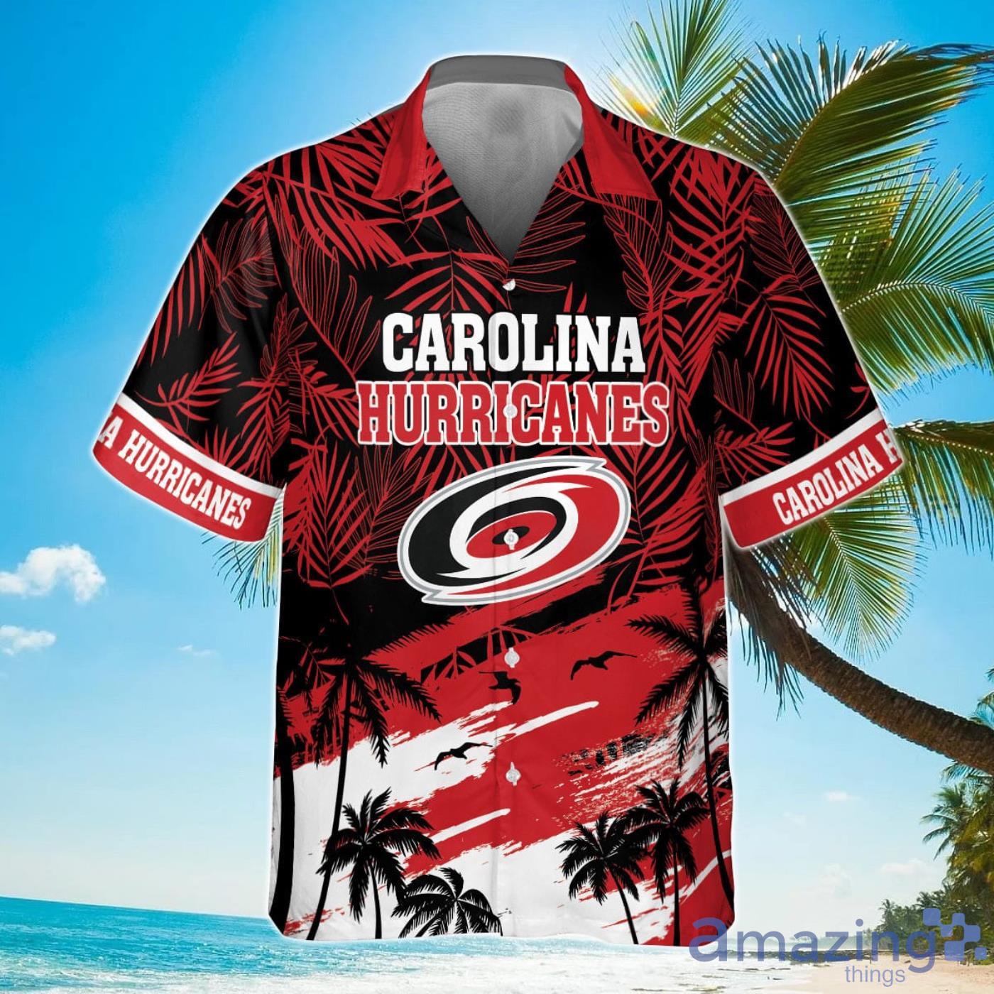 Carolina Hurricanes National Hockey League 2023 AOP Hawaiian Shirt image Carolina Hurricanes National Hockey League 2023 AOP Hawaiian Shirt Product Photo 2