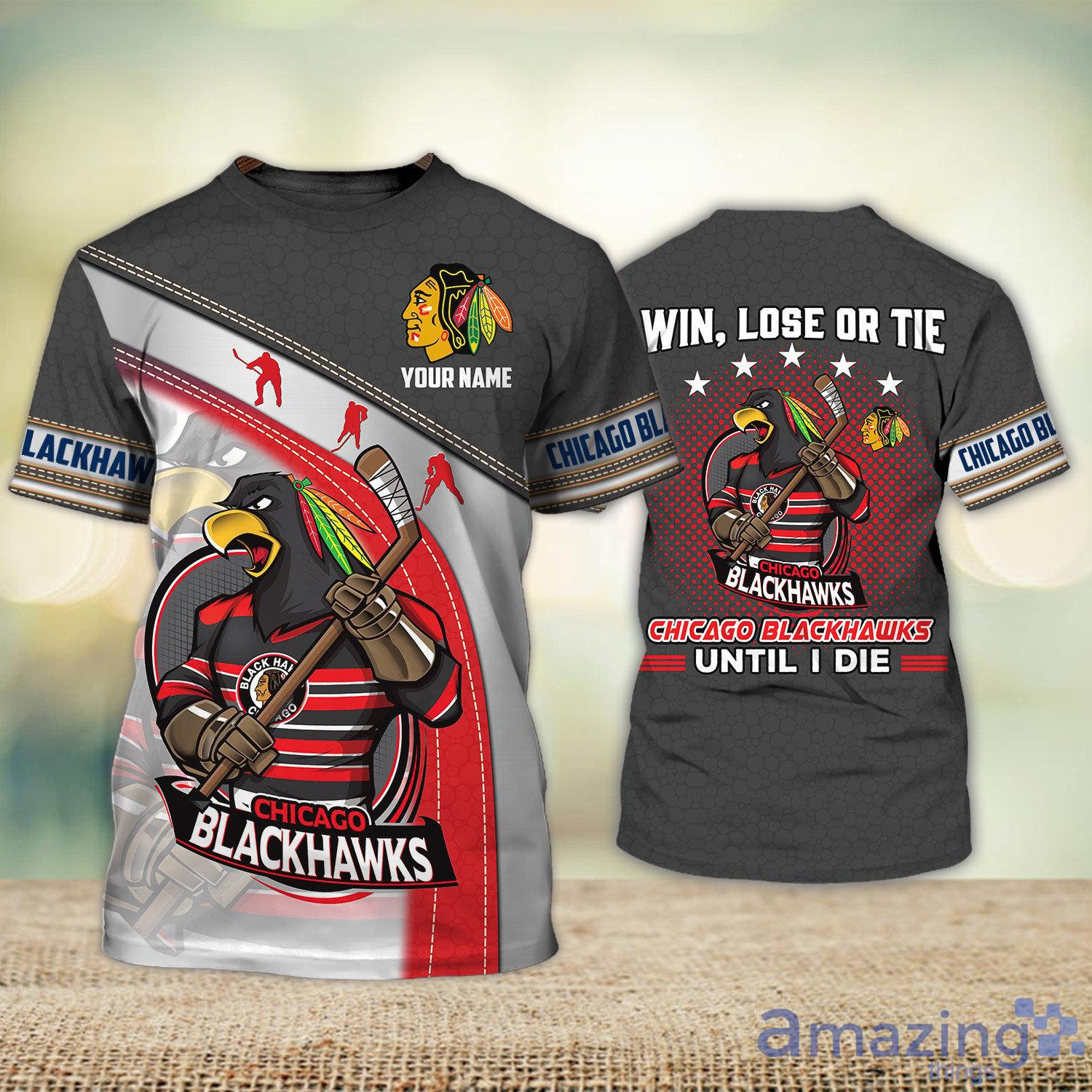 Chicago Blackhawks Personalized Name 3D Tshirt Best Gift For Men And Women Fan Product Photo 1 Chicago Blackhawks Personalized Name 3D Tshirt Best Gift For Men And Women Fan Product Photo 1