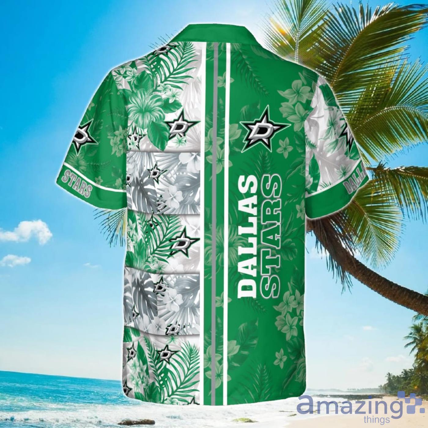 Dallas Stars National Hockey League 2023 Hawaiian Shirt image Dallas Stars National Hockey League 2023 Hawaiian Shirt Product Photo 3