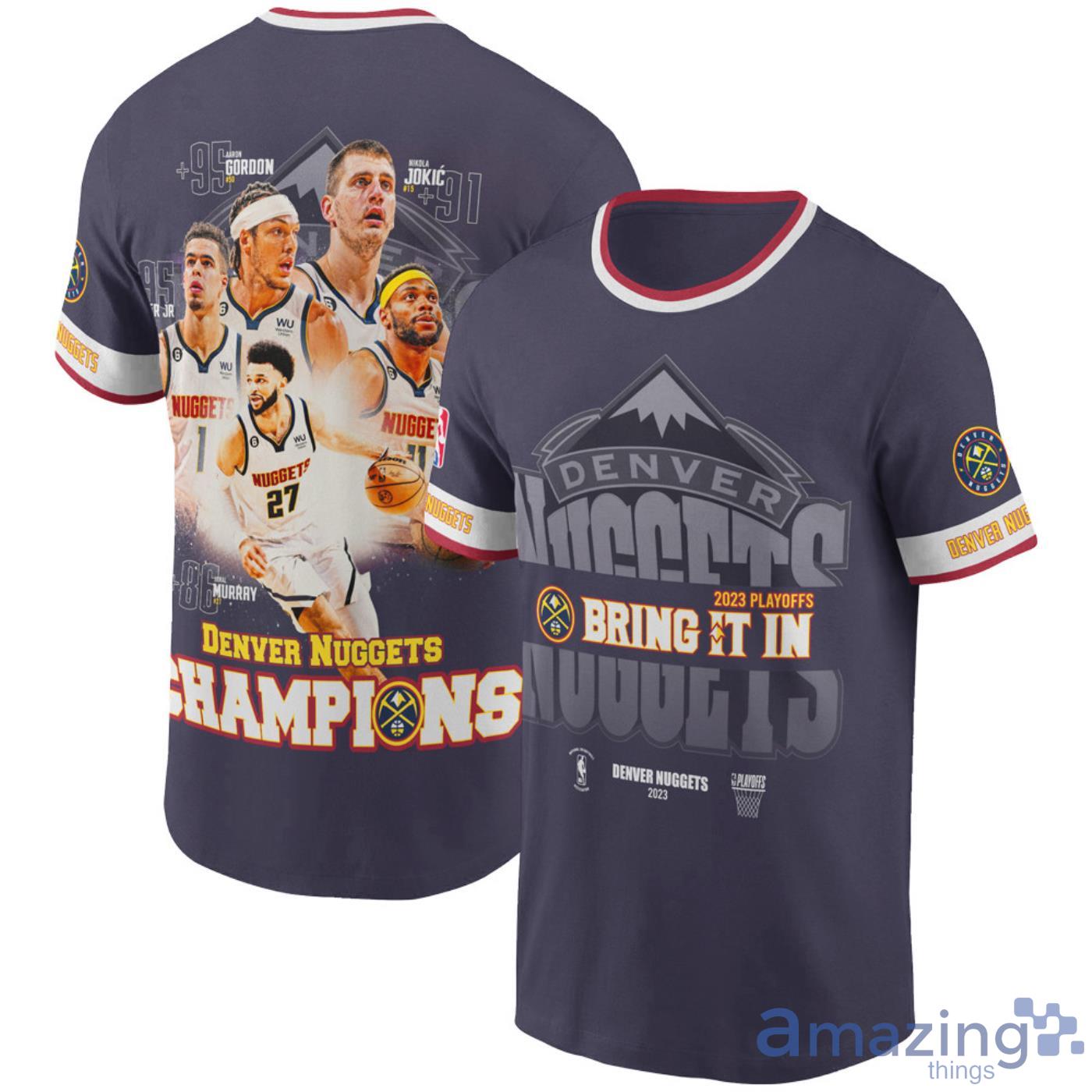 Denver Nuggets National Basketball Association 2023 3D Shirt Product Photo 1