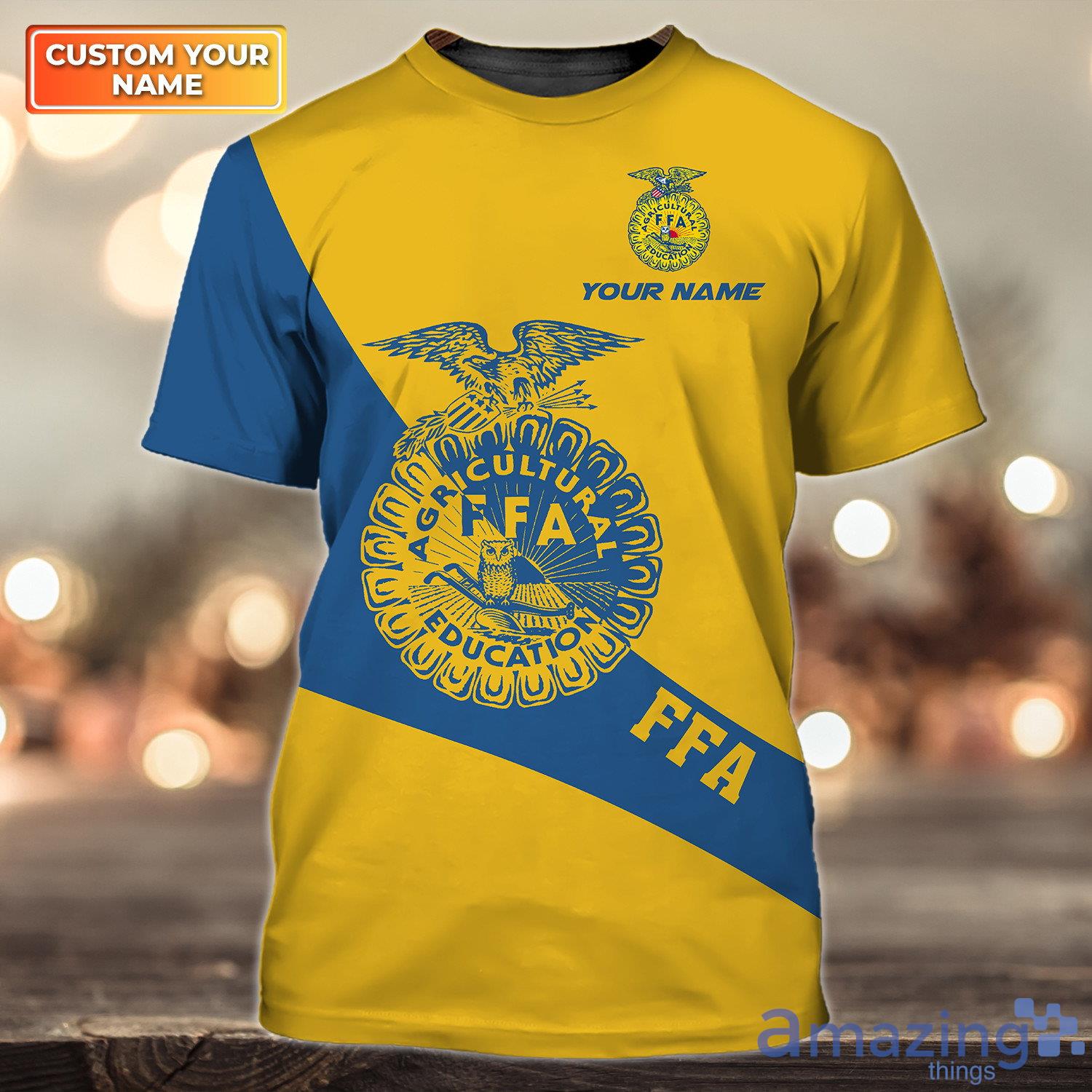 FFA Personalized Name 3D Tshirt Ideal Gift For Men And Women Fans