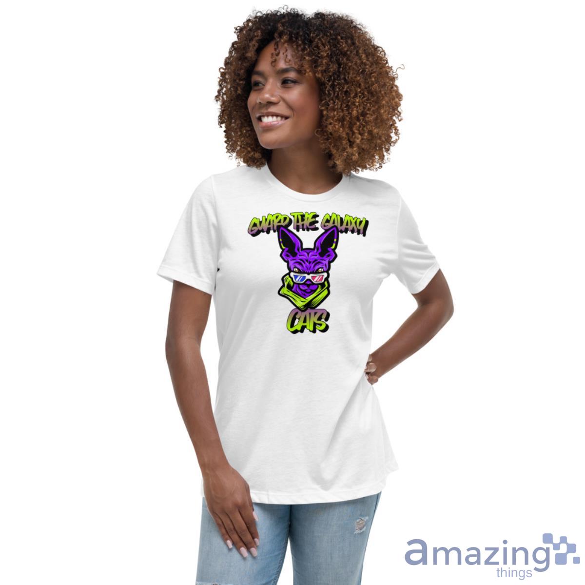 Guardian Of The Galaxy Cats Shirt image Guardian Of The Galaxy Cats Shirt - Womens Relaxed Short Sleeve Jersey Tee