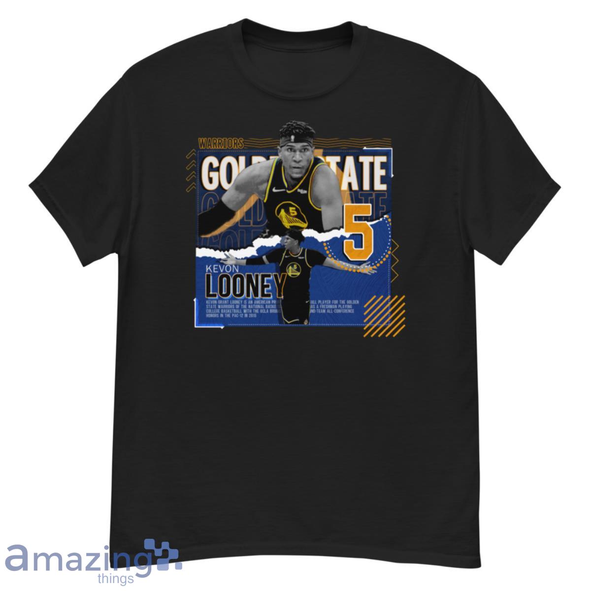 Kevon Looney Basketball Paper Poster Warriors T-Shirt - G500 Men’s Classic T-Shirt
