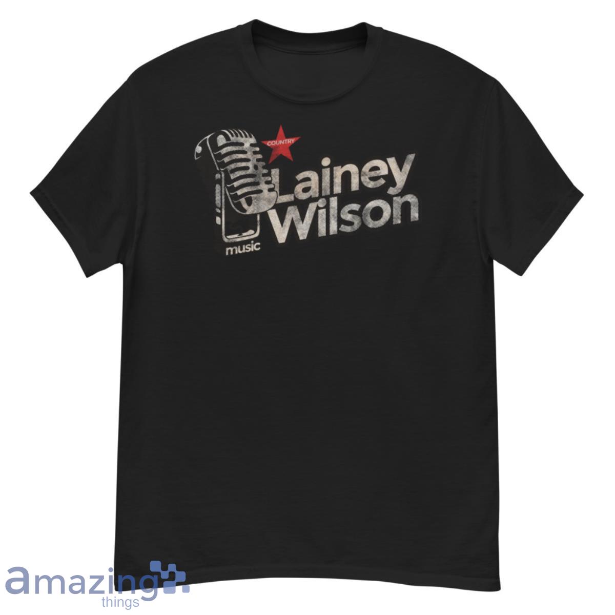 Lainey Wilson Vintage Microphone T-Shirt - G500 Men’s Classic T-Shirt Lainey Wilson Vintage Microphone T-Shirt - G500 Men’s Classic T-Shirt