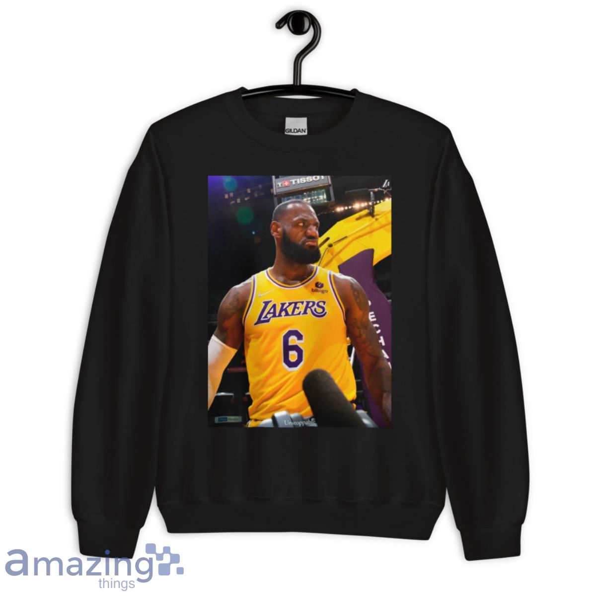 Number 6 Lebron James Lakers basketball shirt, hoodie, longsleeve, sweater