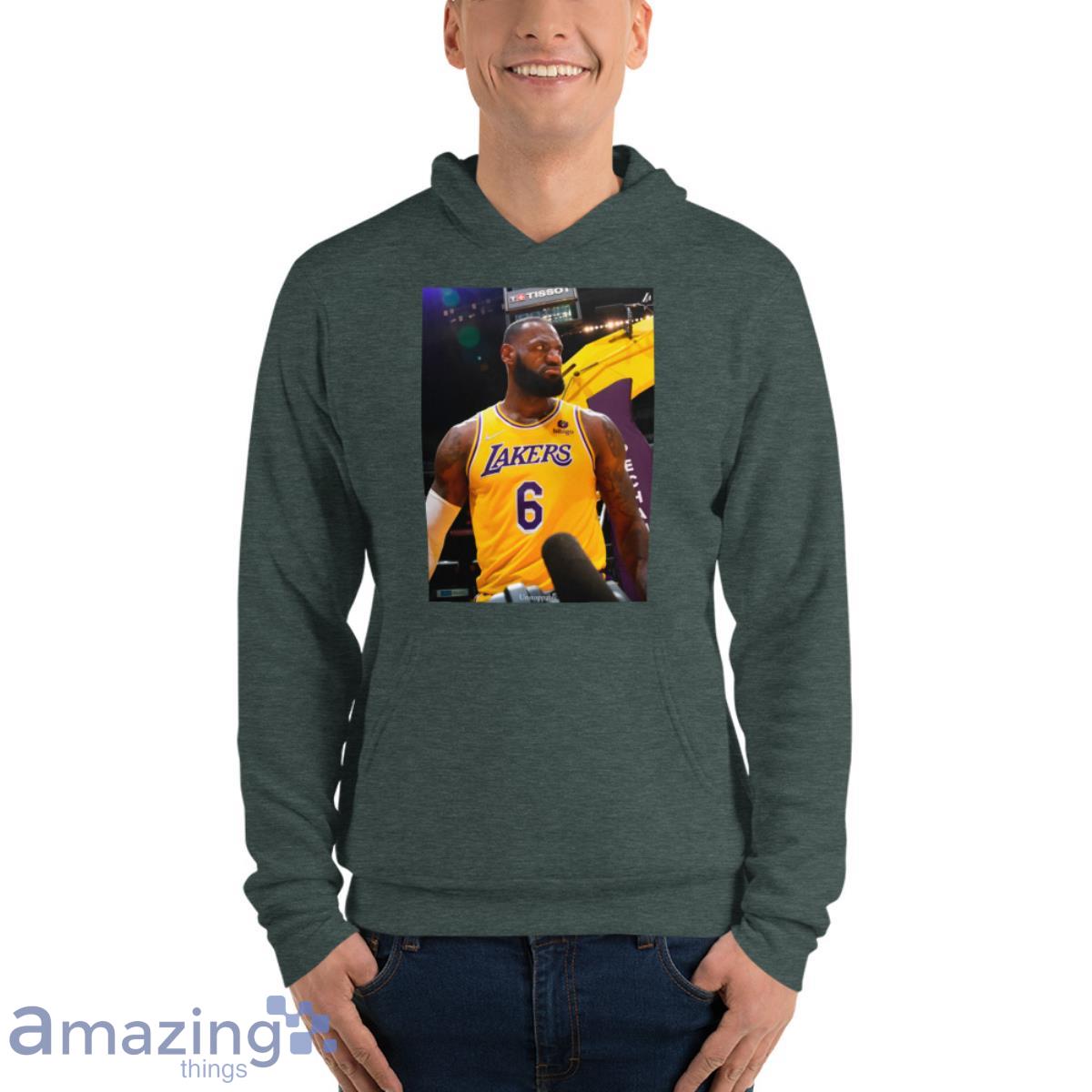Los Angeles Lakers Lebron James 3D Hoodie All Over Printed - T-shirts Low  Price