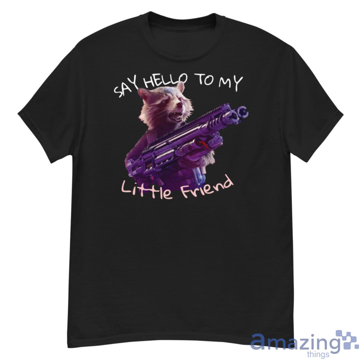 Say Hello To My Little Friend Rocket Raccoon Galaxy Shirt - G500 Men’s Classic T-Shirt