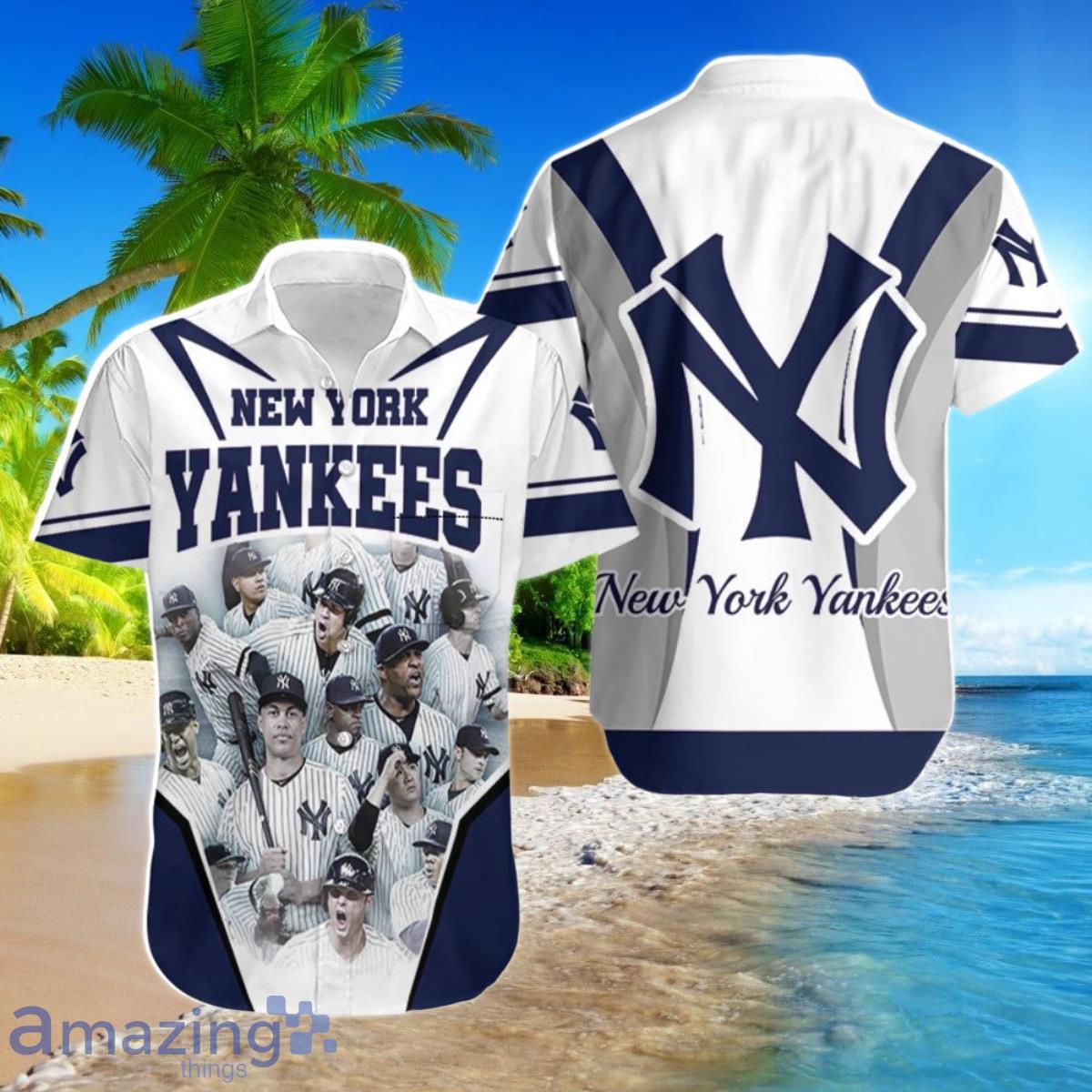 2018 New York Yankees Offical Yearbook Hawaiian Shirt For Men And Women Fans Product Photo 1