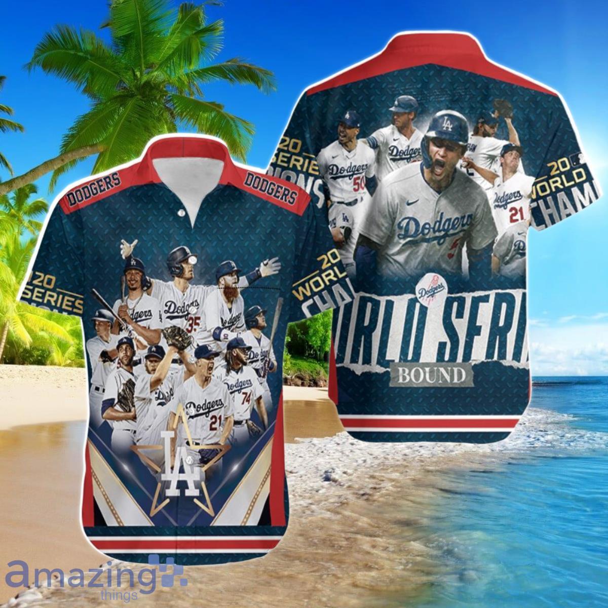 2020 Los Angeles Dodgers Yearbook Hawaiian Shirt Gift For Men And Women Fans