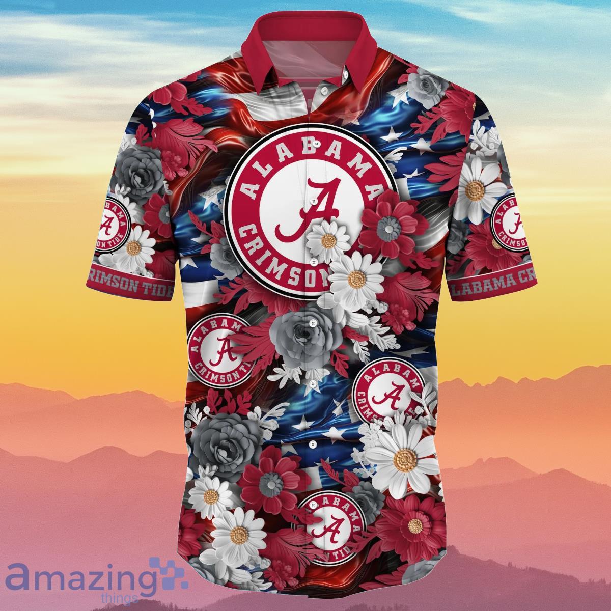 Alabama Crimson Tide NCAA1 Hawaiian Shirt Independence Day Inspired Gift For Men And Women Fans Product Photo 2