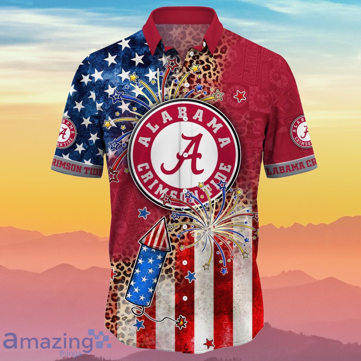 Alabama Crimson Tide NCAA1 Hawaiian Shirt Independence Day Special Gift For Men And Women Fans Product Photo 2