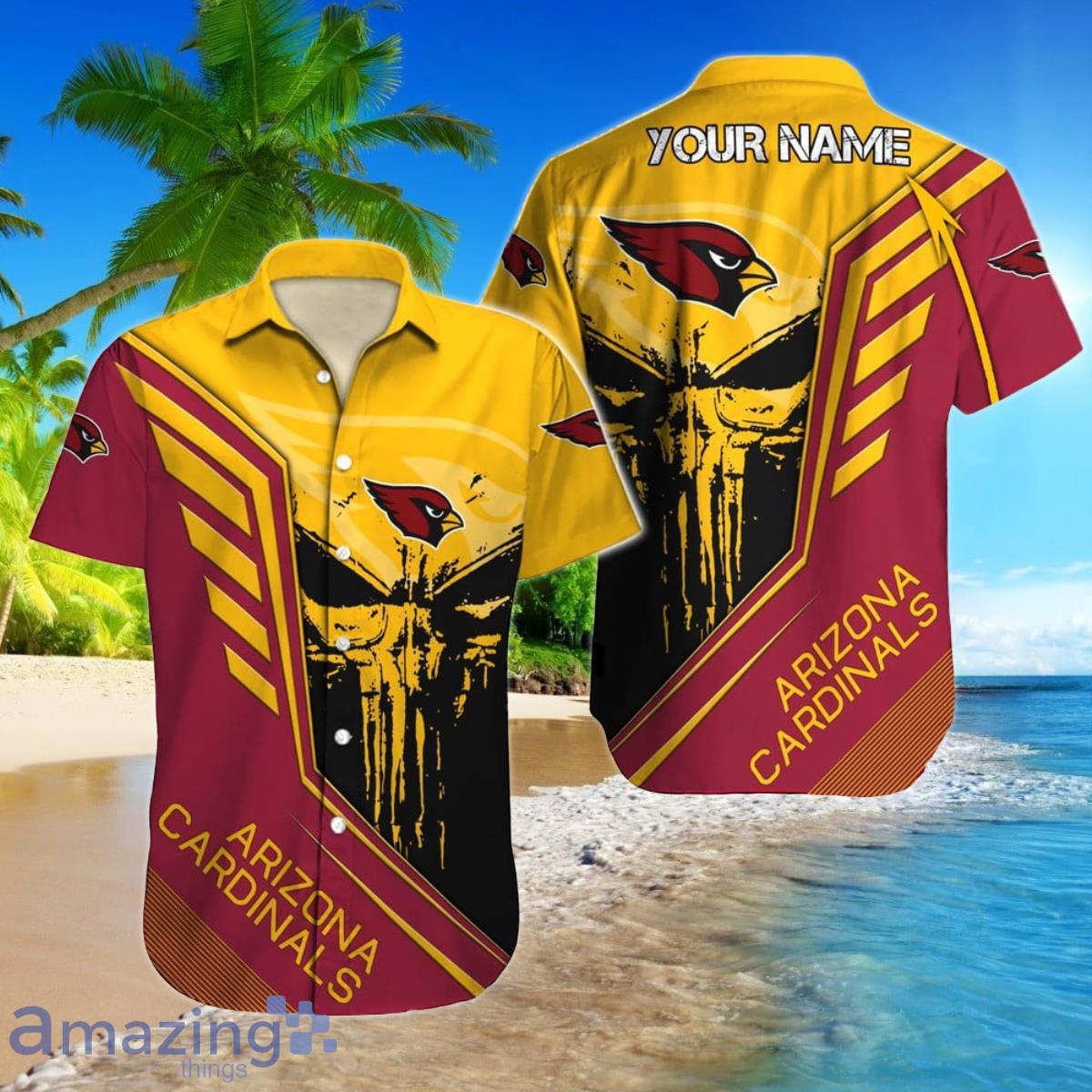 Arizona Cardinals Custom Name Hawaiian Shirt NFL Football Ideal