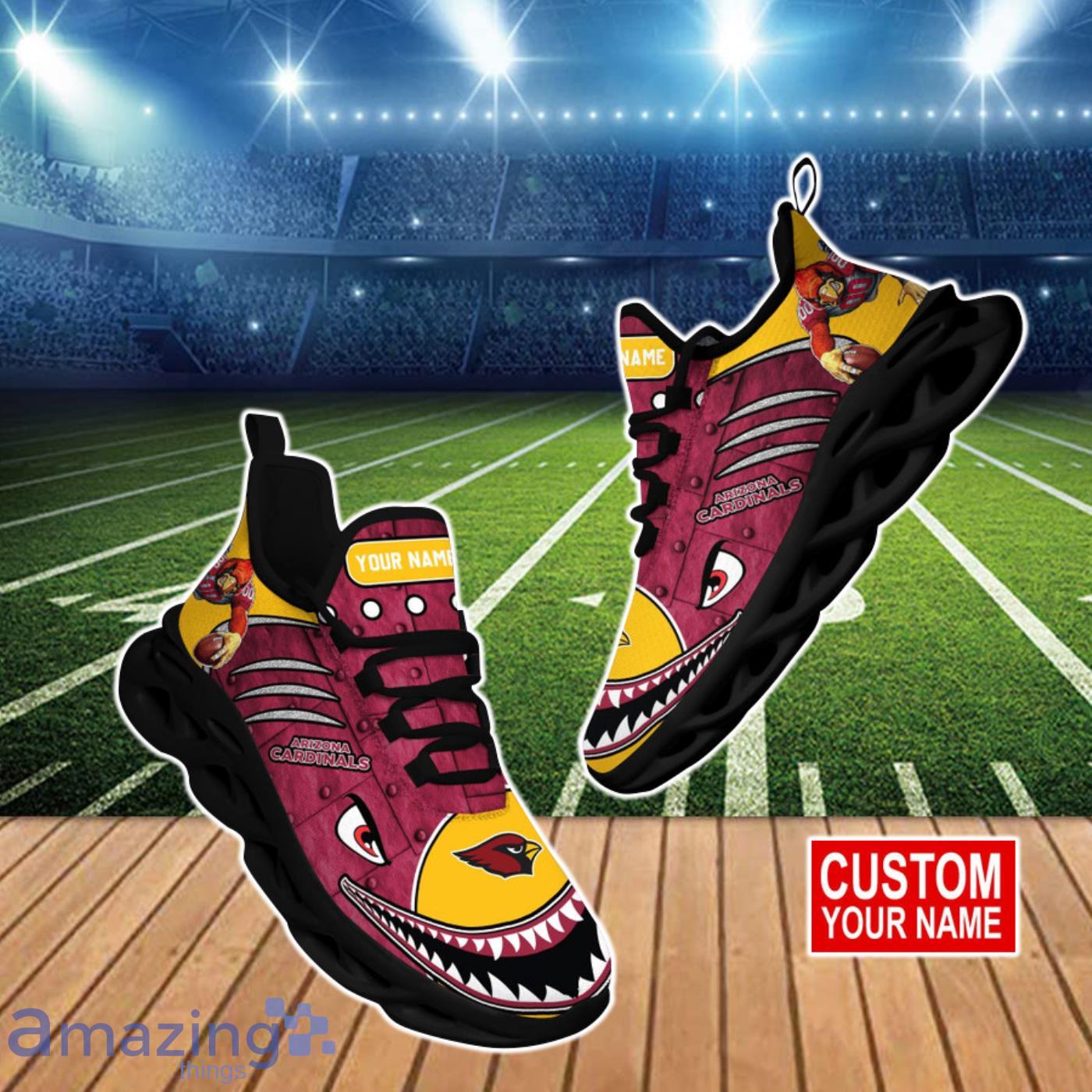 Arizona Cardinals NFL Clunky Max Soul Shoes 3D Custom Name Product Photo 1