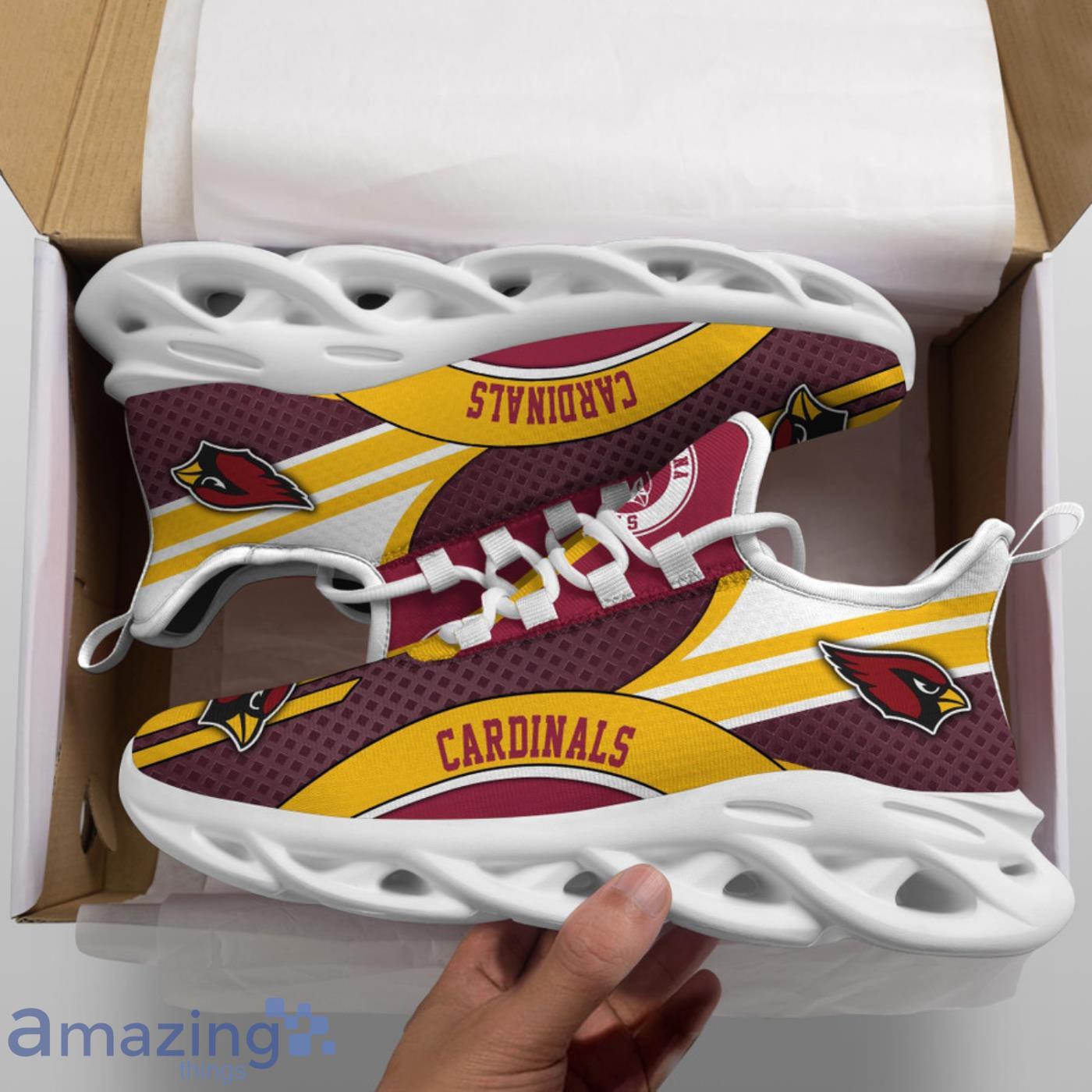 Arizona Cardinals NFL Clunky Max Soul Shoes Custom Name For Men And Women Product Photo 2