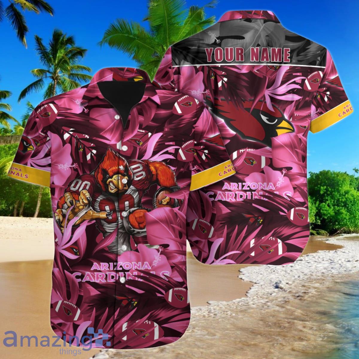 Arizona Cardinals NFL Football Custom Name Hawaiian Shirt Special Gift For  Real Fans