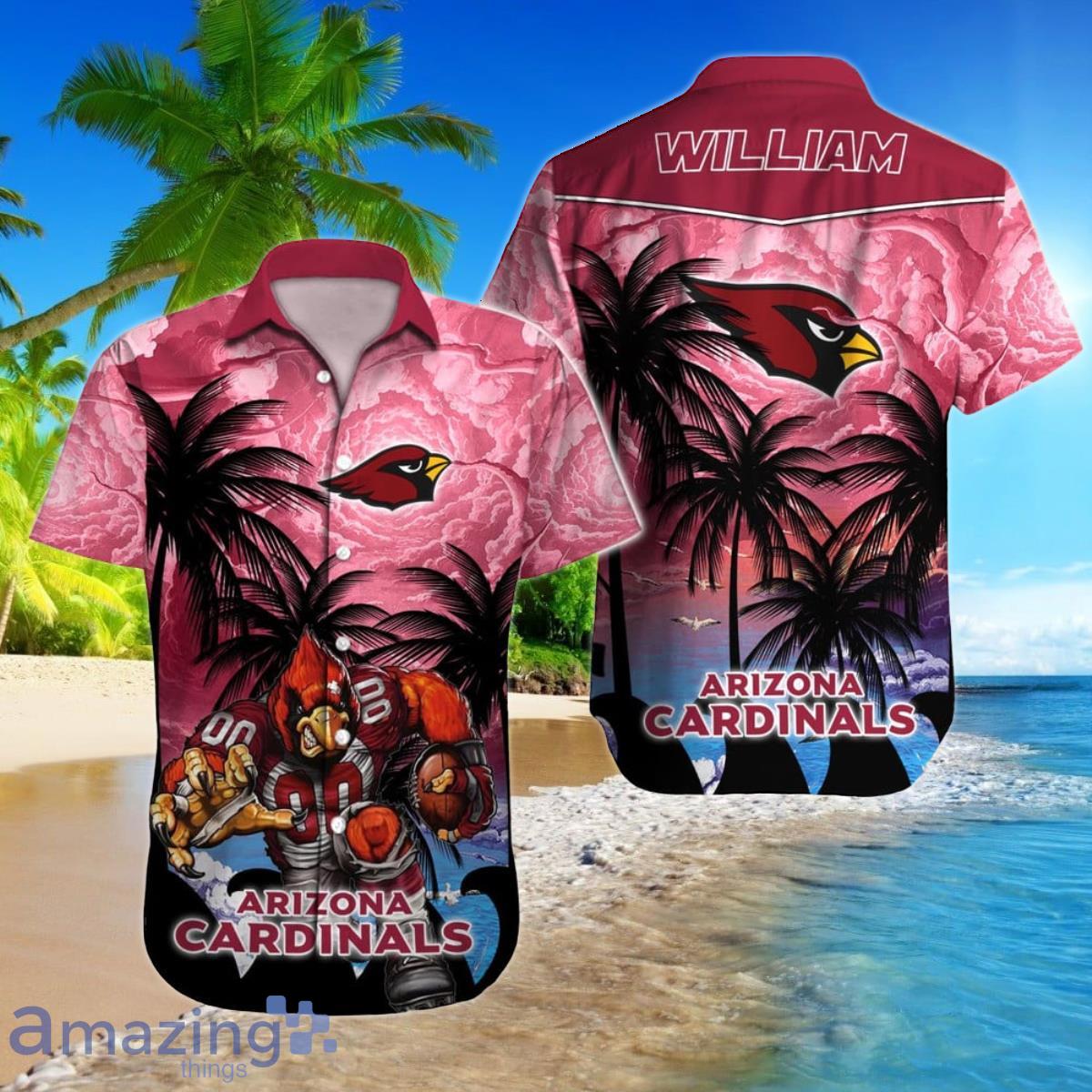 Arizona Cardinals Custom Name Hawaiian Shirt NFL Football For Men Women  Best Gift For Fans