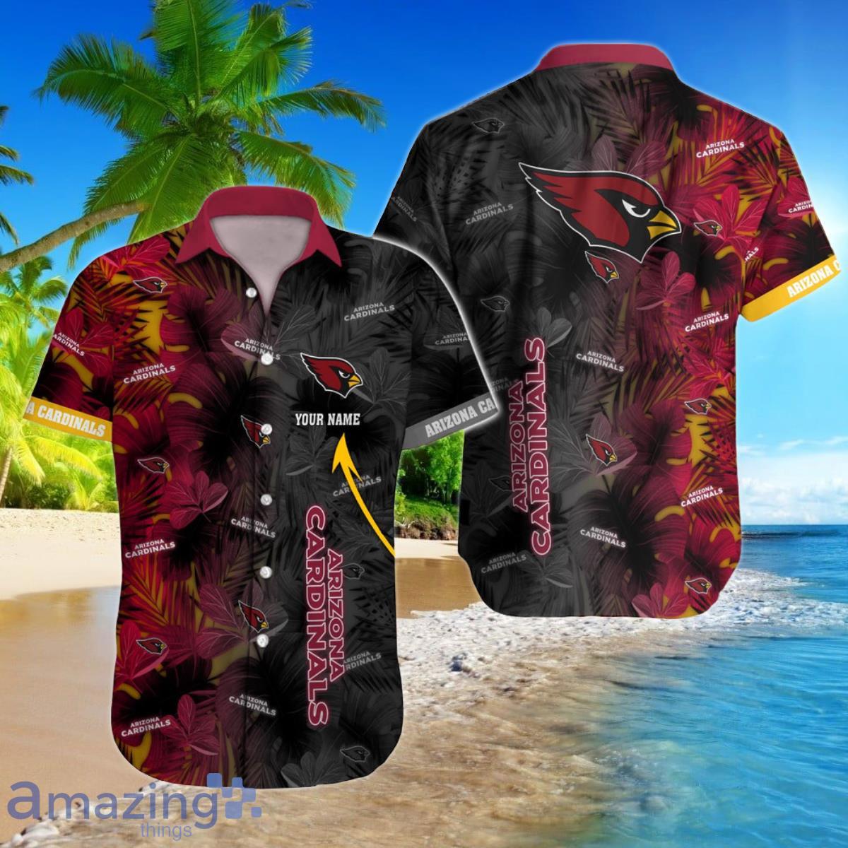 Arizona Cardinals NFL Custom Name Hawaiian Shirt For Men And Women