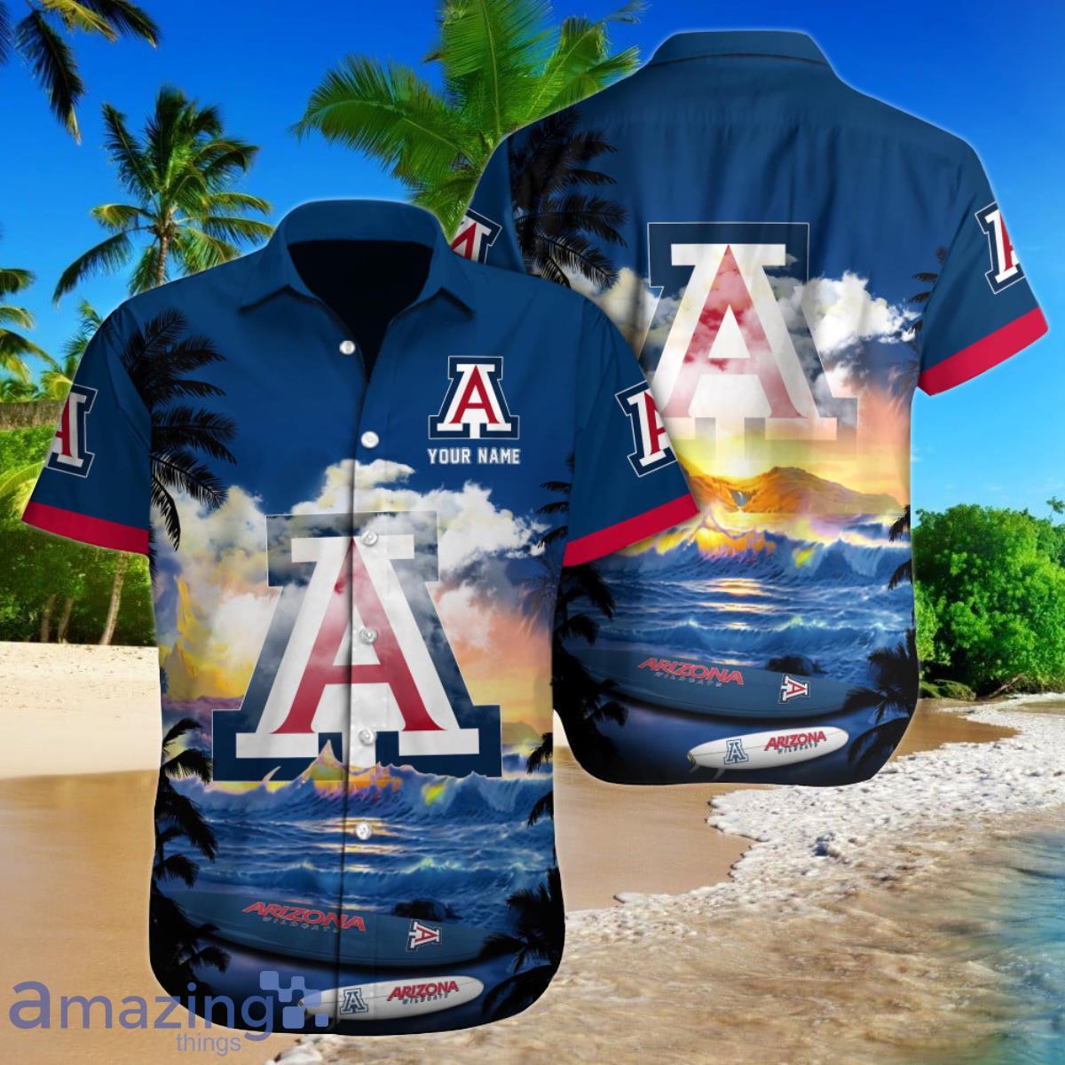 Arizona Wildcats NCAA3 Custom Name Hawaiian Shirt For Men Women Gift For Fans Product Photo 1