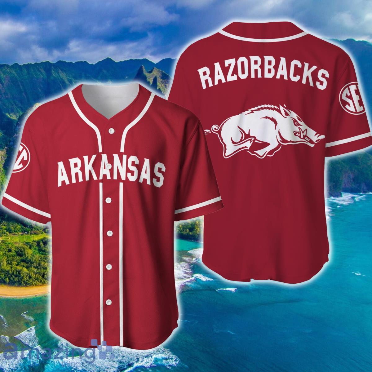 Arkansas Baseball Jersey For Fans Product Photo 1