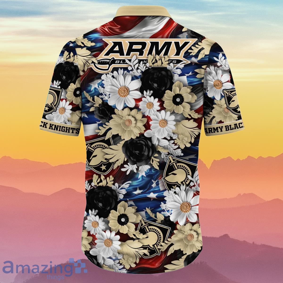 Army Black Knights NCAA3 Hawaiian Shirt 4th Of July Independence Day Best Gift For Fans image Army Black Knights NCAA3 Hawaiian Shirt 4th Of July Independence Day Best Gift For Fans Product Photo 3
