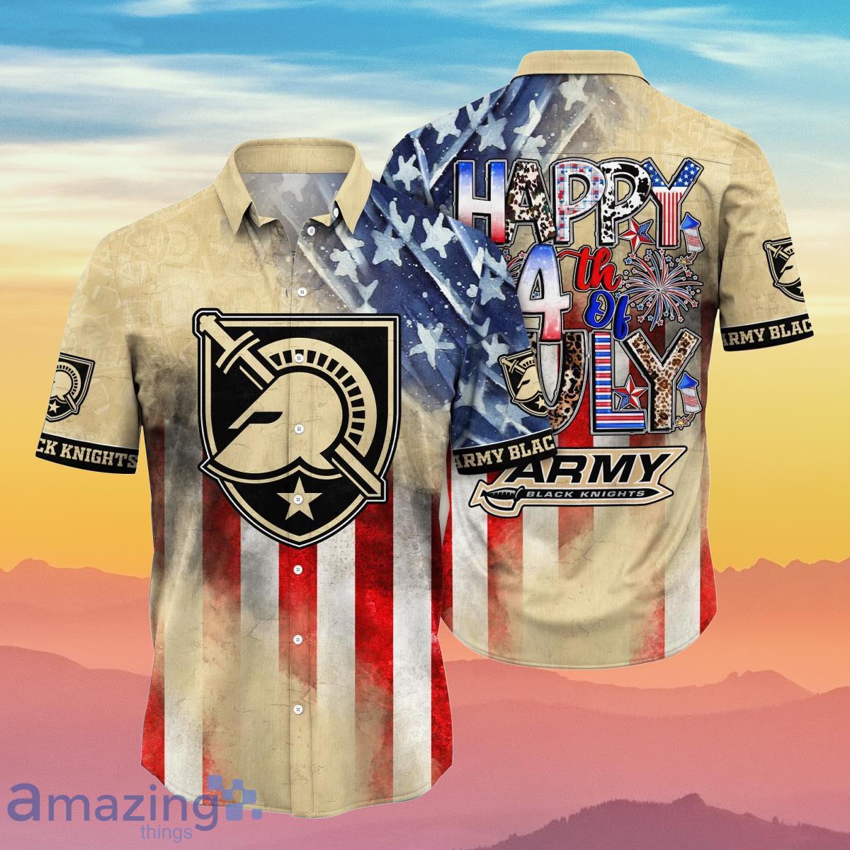 Army Black Knights NCAA3 Hawaiian Shirt Happy 4th Of July Independence Day Best Gift For Fans Product Photo 1