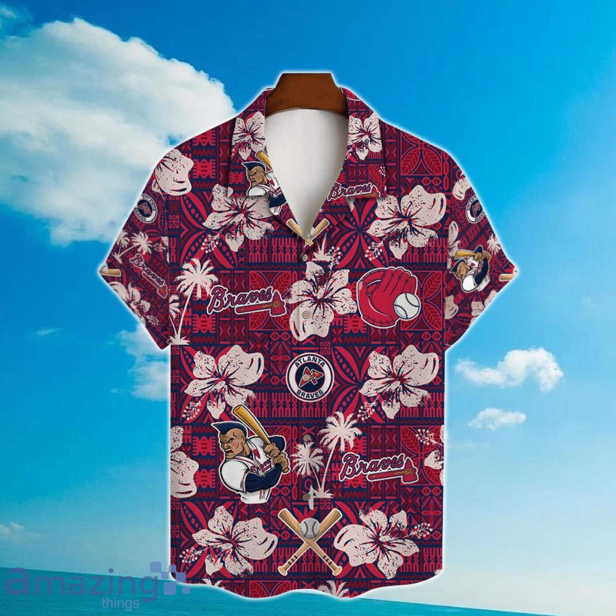 Atlanta Braves Americana Hawaiian Shirt Unique - Revetee