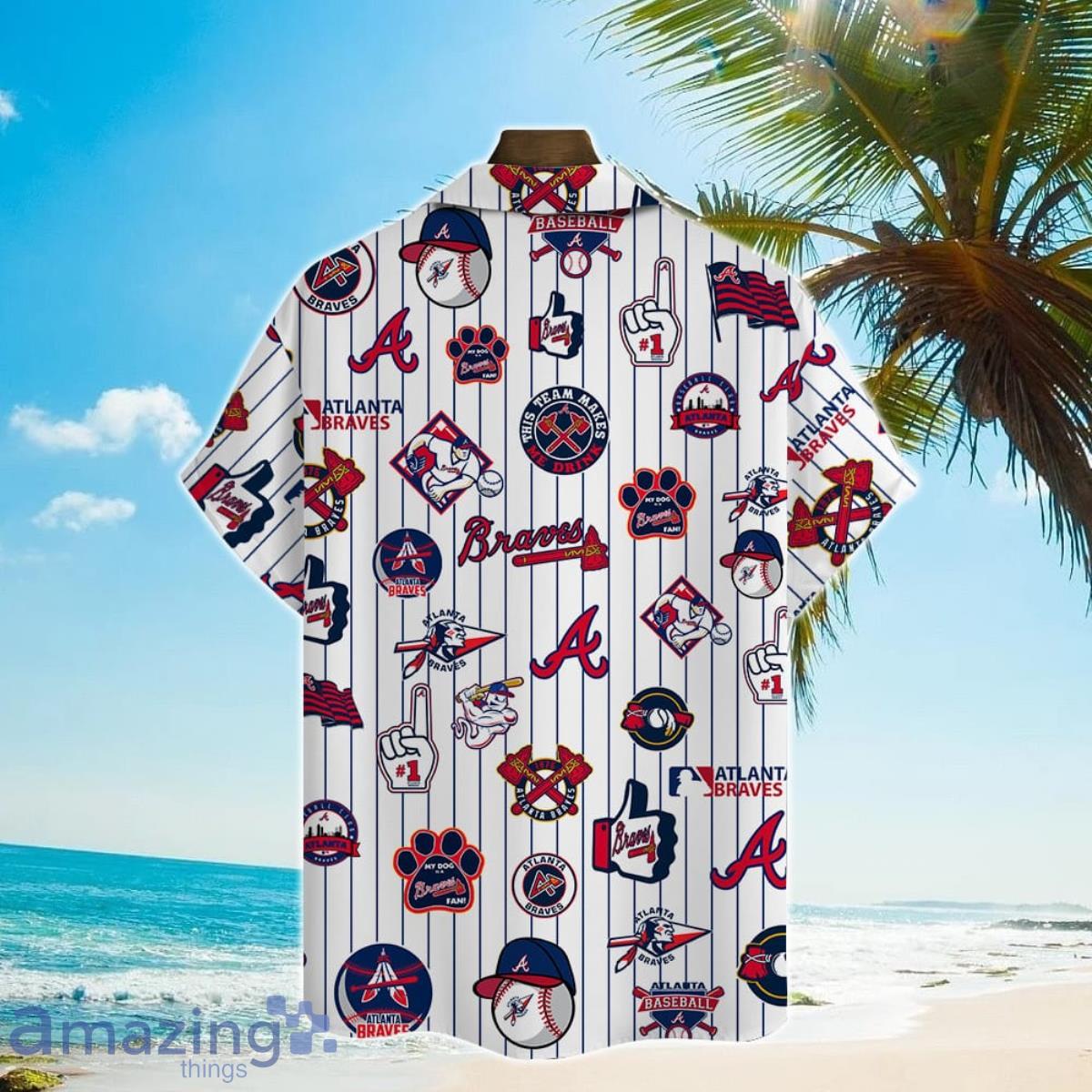 Atlanta Braves Major League Baseball 3d Print Hawaiian Shirt