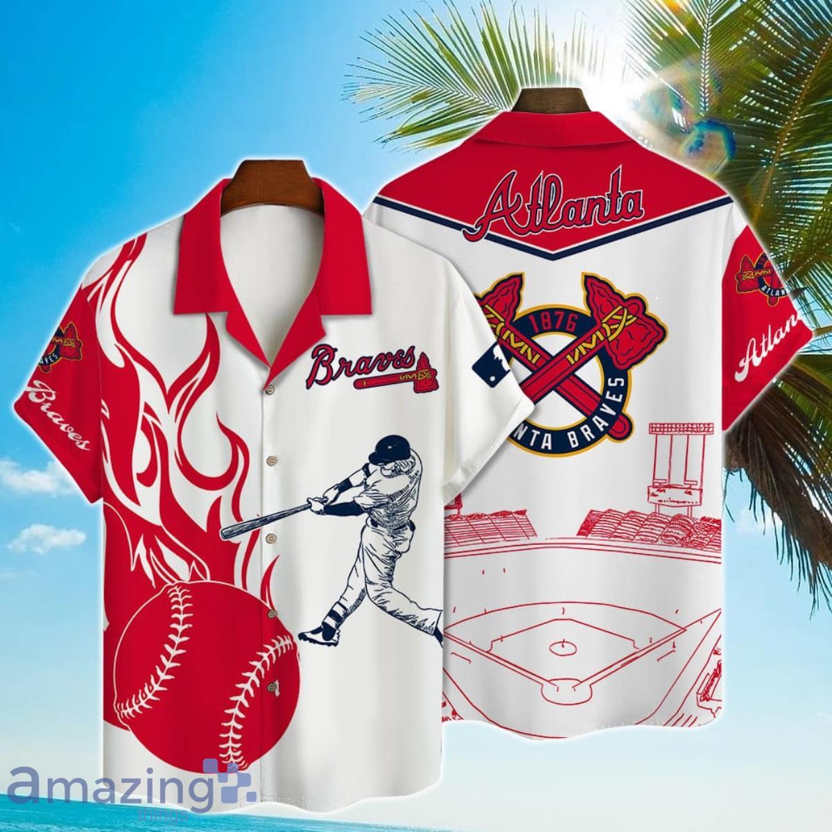 Atlanta Braves Major League Baseball 3D Print Hawaiian Shirt For Men Women