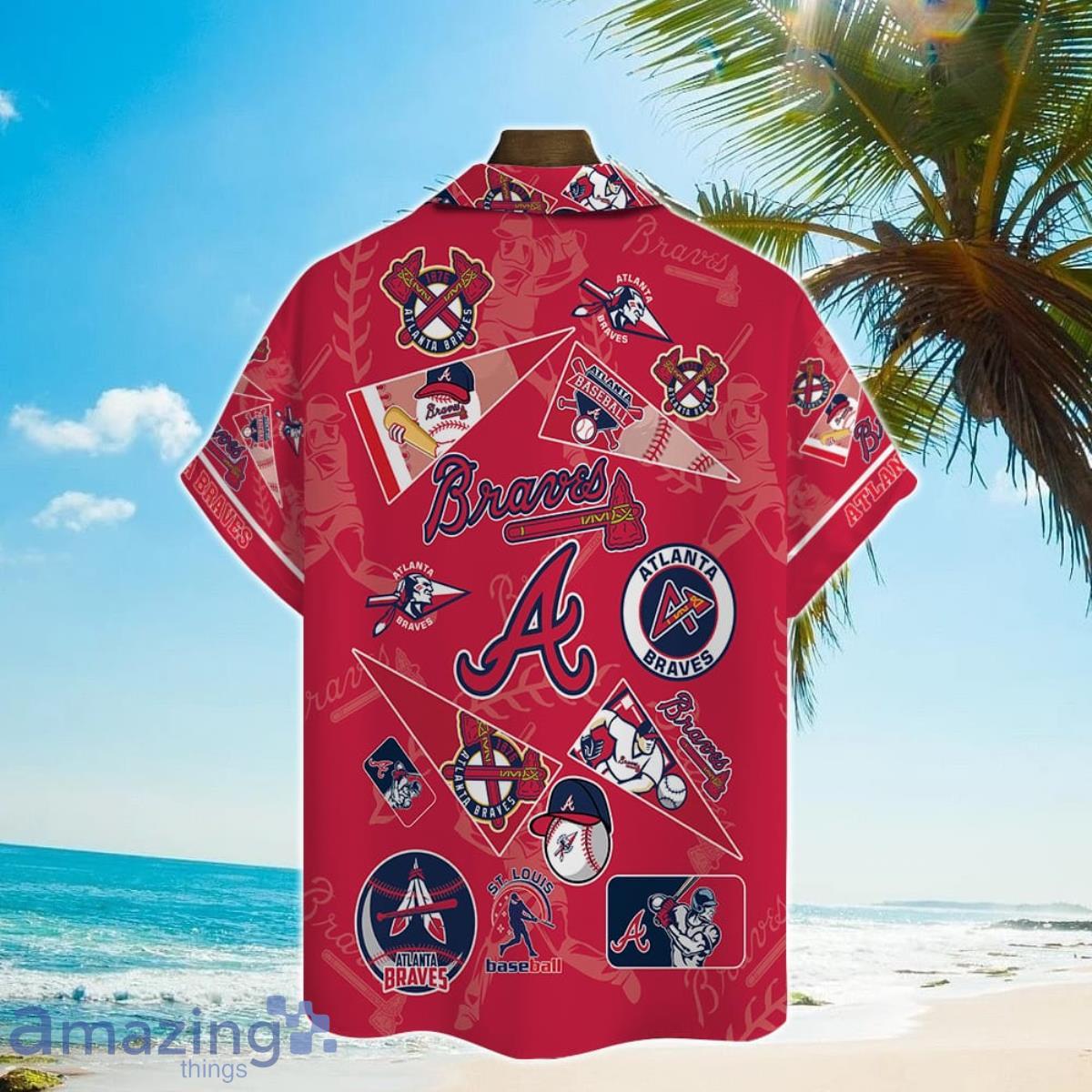 This Is Atlanta Braves Vintage Mlb 3D Hawaiian shirt Print Gift