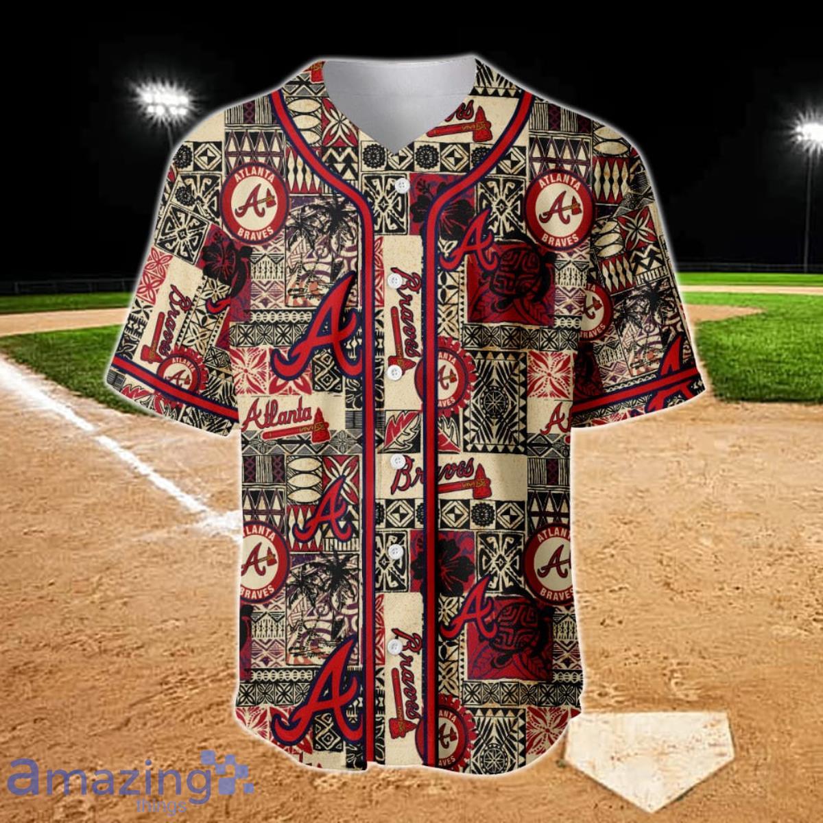 Atlanta Braves - Major League Baseball AOP Baseball Jersey Product Photo 2