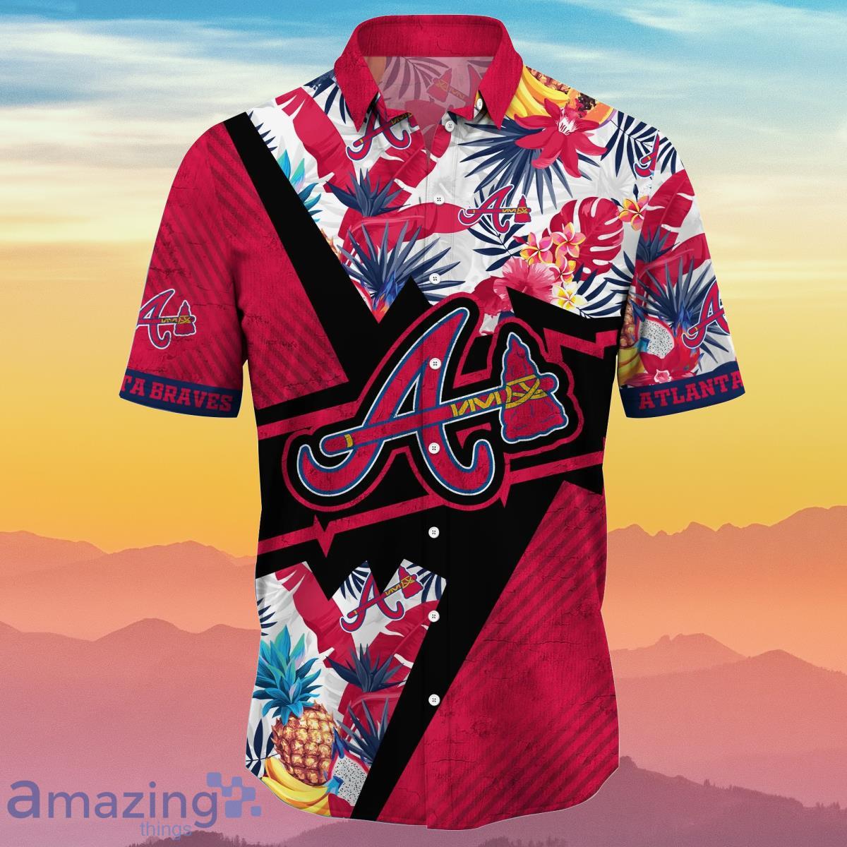 Trending Atlanta Braves MLB Flower Floral Hawaiian Shirt - Owl Fashion Shop