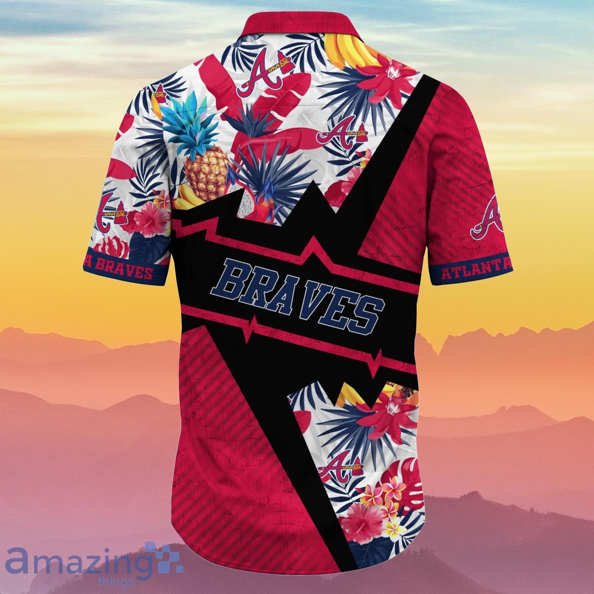 Trending Atlanta Braves MLB Flower Floral Hawaiian Shirt - Owl Fashion Shop