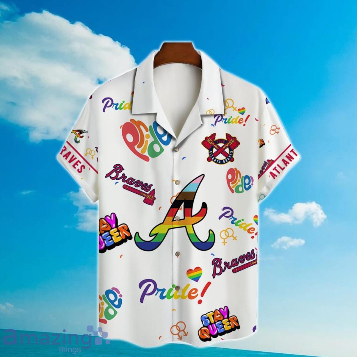 Atlanta Braves MLB Happy Pride Month Hawaiian Shirt