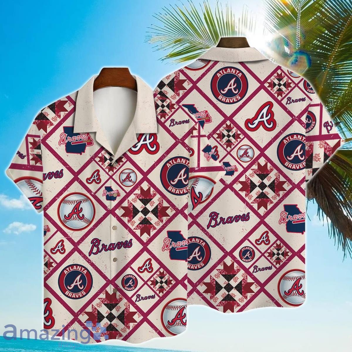 Atlanta Braves Mlb Summer 3D Short Sleeve Hawaiian Shirt