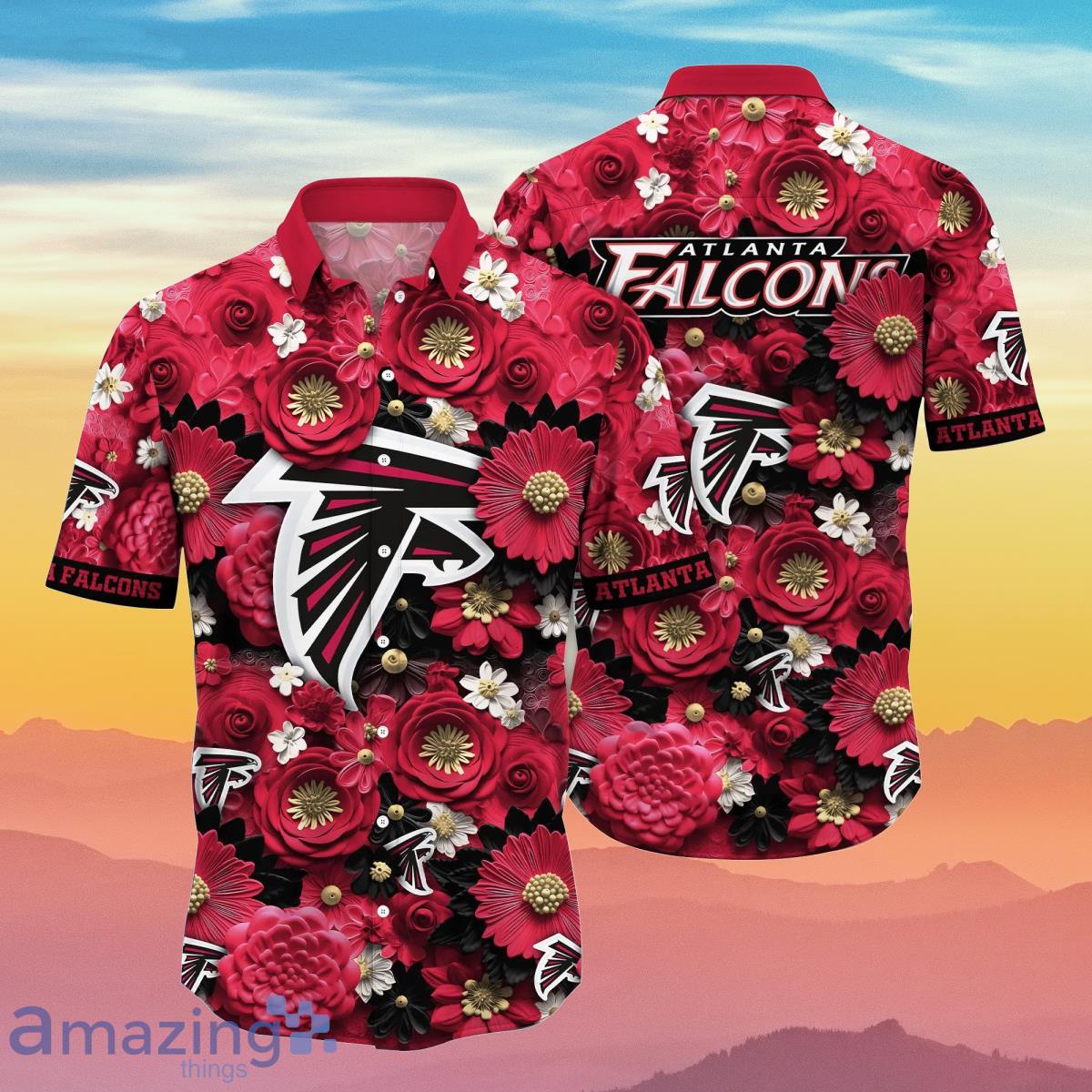 Atlanta Falcons Skull Nfl Hawaiian Shirt For Big Fans