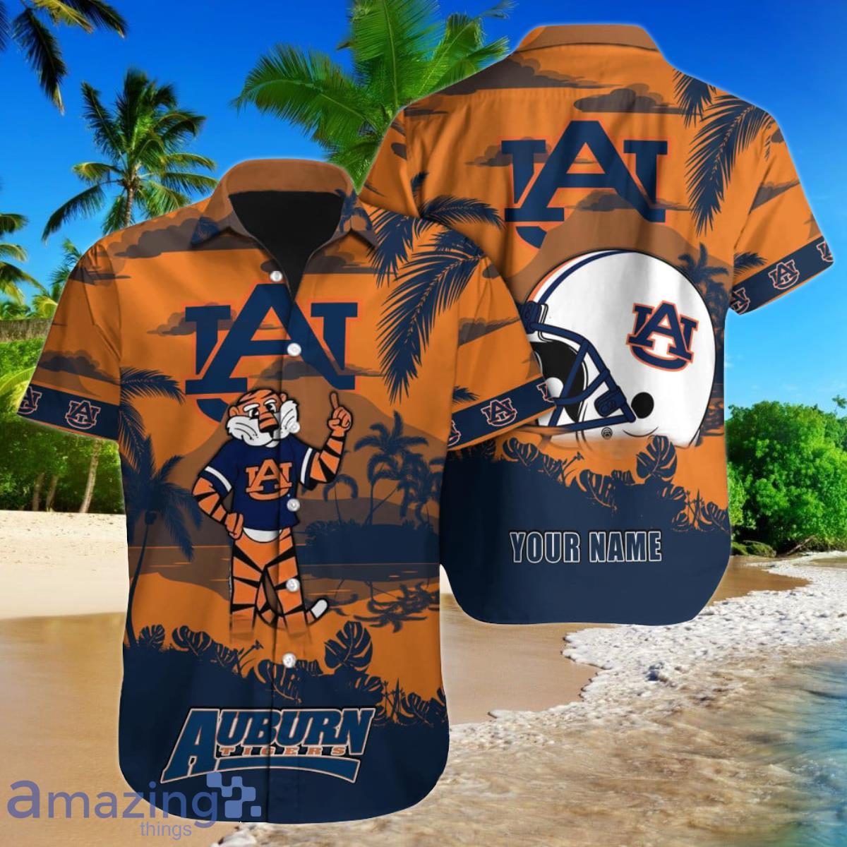 Auburn Tigers NCAA Custom Name Hawaiian Shirt Best Gift For Real Fans Product Photo 1
