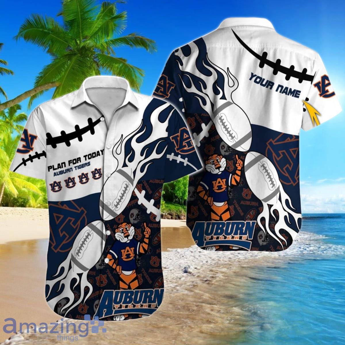 Auburn Tigers NCAA Custom Name Hawaiian Shirt For Men Women Best Gift For Fans Product Photo 1