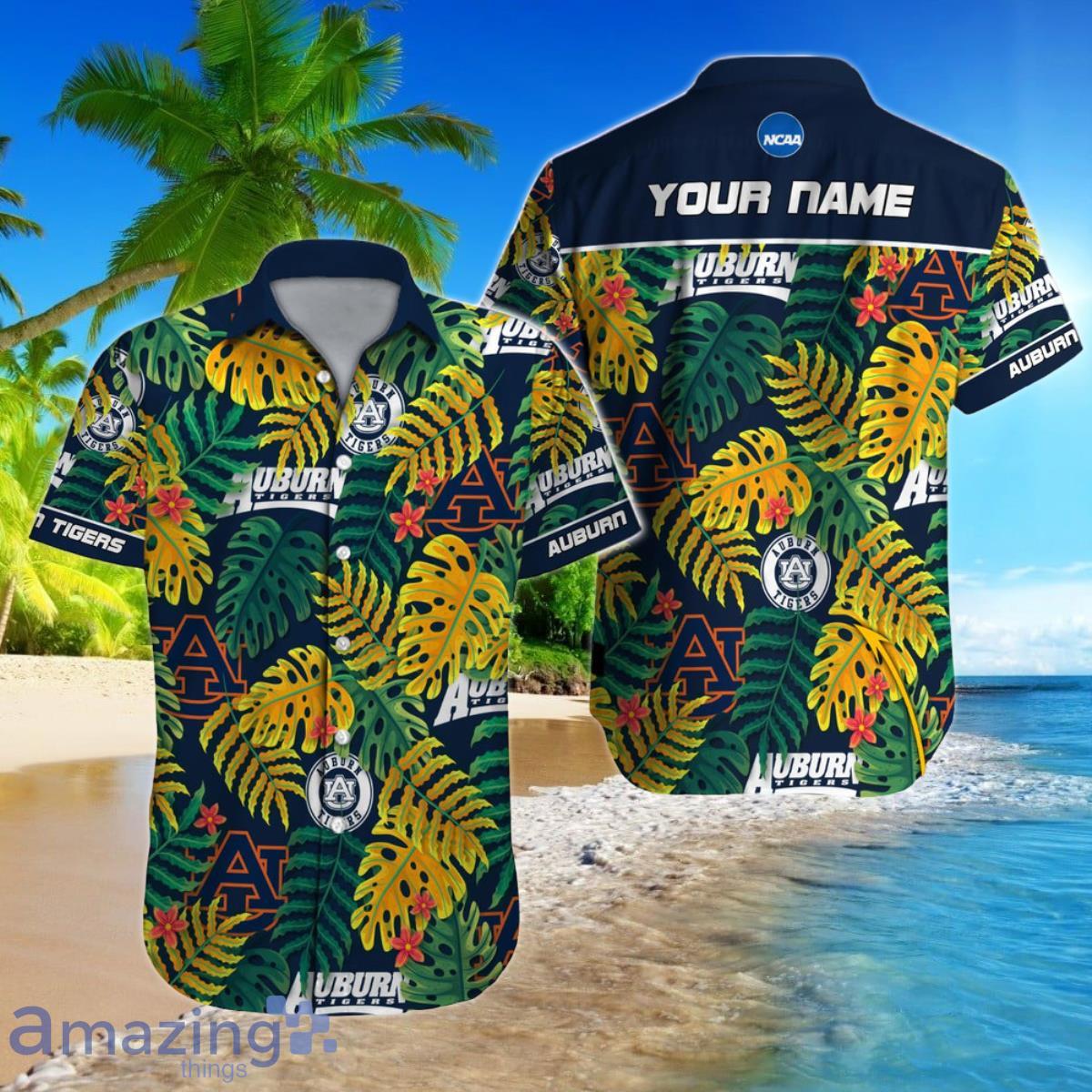 Auburn Tigers NCAA Custom Name Hawaiian Shirt Ideal Gift For Fans Product Photo 1