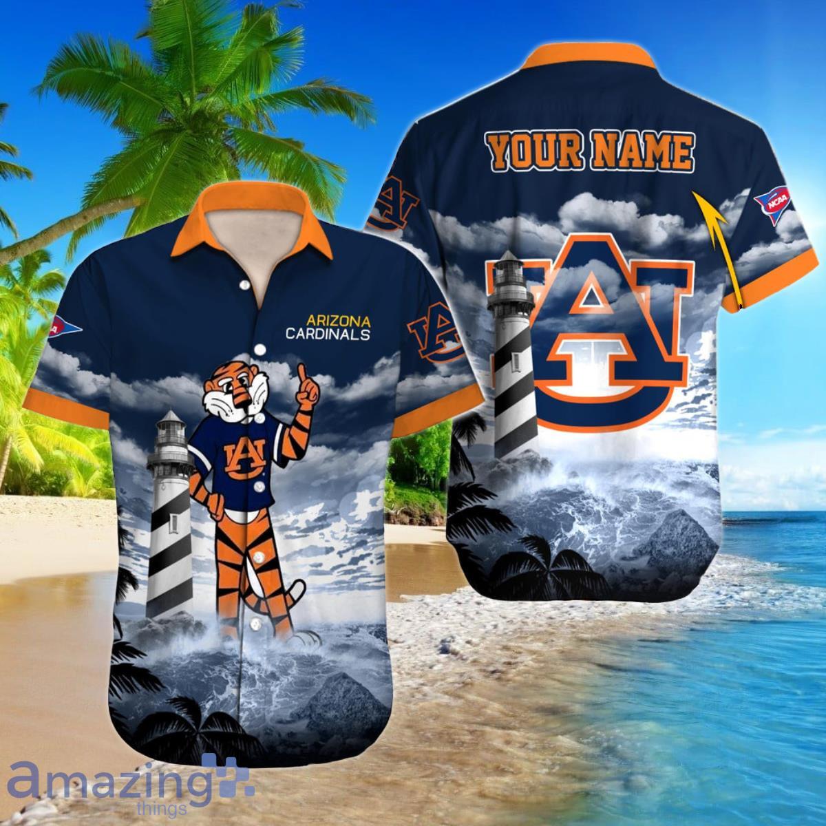 Auburn Tigers NCAA Custom Name Hawaiian Shirt Ideal Gift For Real Fans Product Photo 1