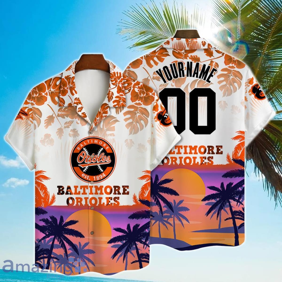 Personalized Baltimore Orioles All Over Print 3D Hawaiian Shirt