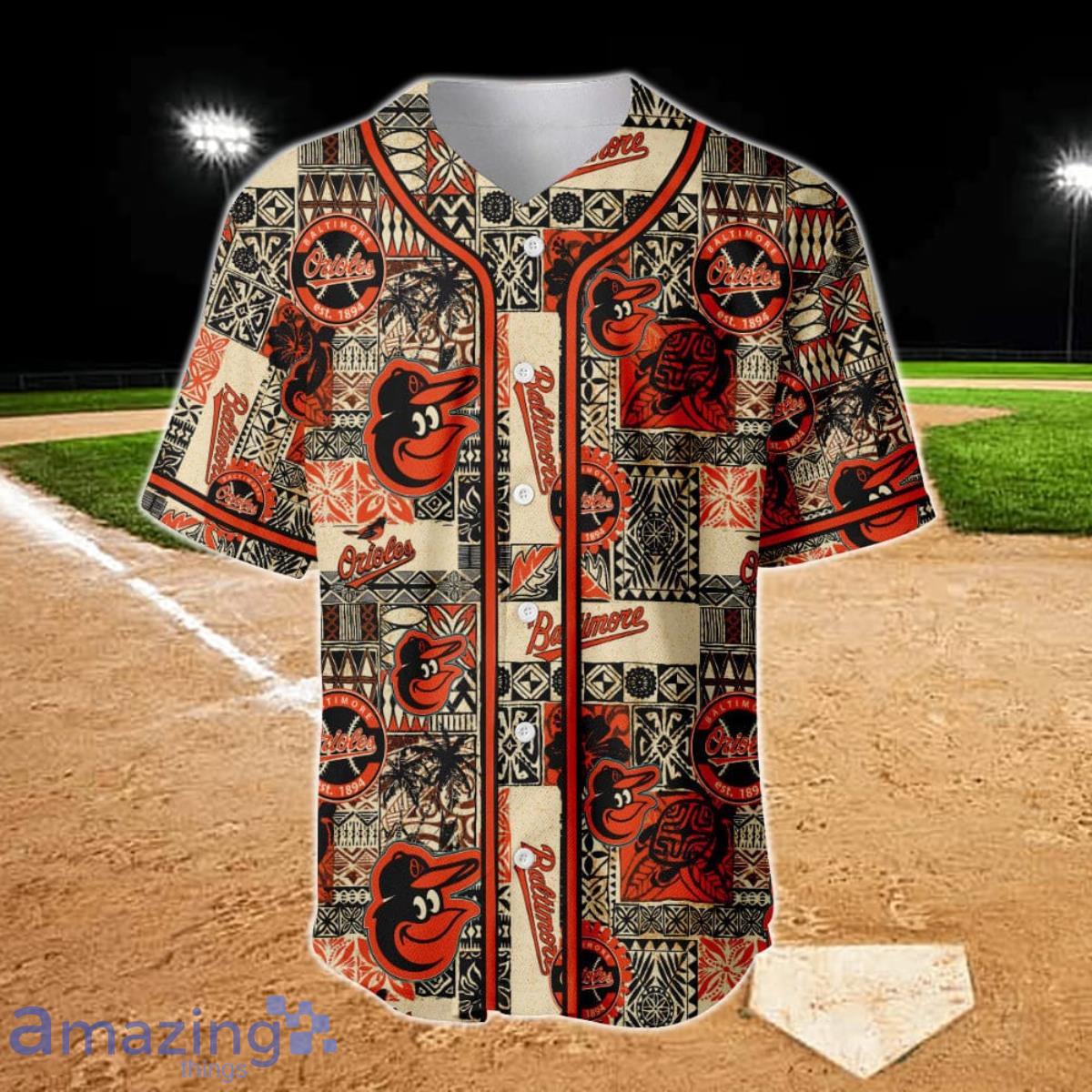 Baltimore Orioles - Major League Baseball AOP Baseball Jersey Product Photo 2