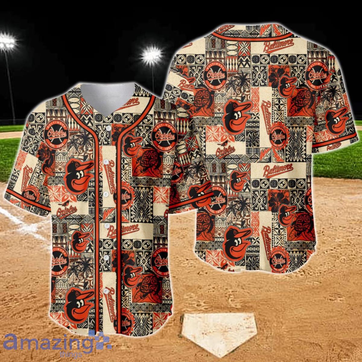 Baltimore Orioles - Major League Baseball AOP Baseball Jersey Product Photo 1