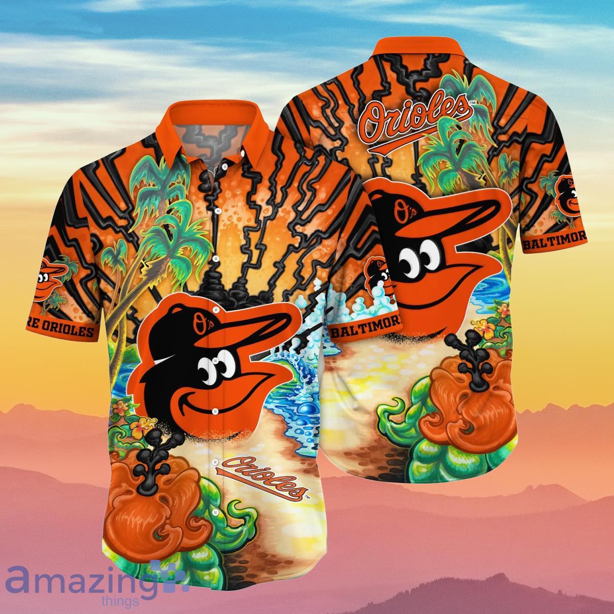 Baltimore Orioles Orange Hawaiian Shirts - Bring Your Ideas