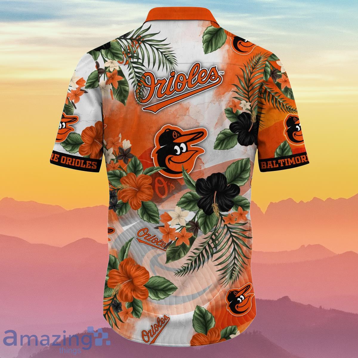 Baltimore Orioles Logo Orioles Hawaiian Shirt Mlb Hawaiian Shirt